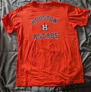 47 Brand Orange Houston Astros Short Sleeve Tee